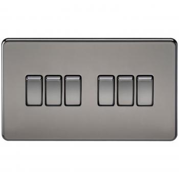 Knightsbridge Screwless 10AX 6G 2-way Switch