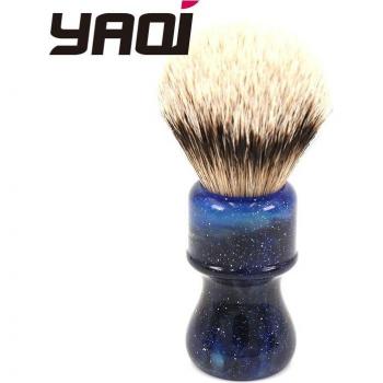 Brocha Yaqi para Afeitar, 24MM, Mango Color Espacial Misterioso