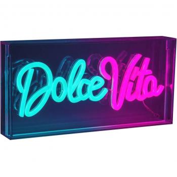 Plafonnier LED Dolce Vita Transparent 30x15 cm – USB RGB