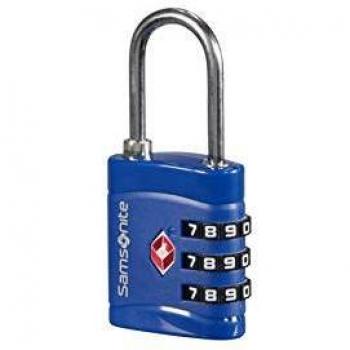 Samsonite Global Travel Accessories, TSA Zahlenschloss, 3-stellig, 7 cm, Mitternachtsblau
