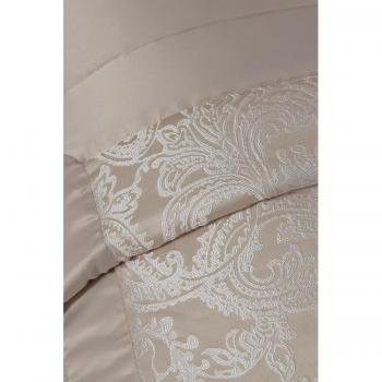 Duchess Silver Embellished Jacquard Bedspread Set