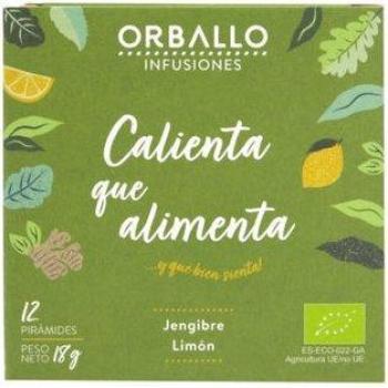Infusión Calienta que alimenta bio Orballo 12 pirámides