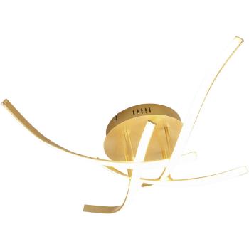 Lampada LED con plafoniera LED dimmerabile di Lampenwelt in Oro (Soggiorno & Sala da Pranzo)