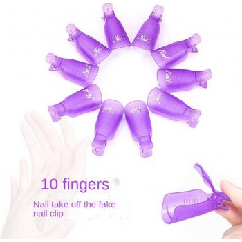Colorful Nail Soak Off Cap Set