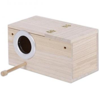 Enclos en bois modulable pour perroquets et perruches