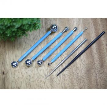 Polymer clay sculpting tools