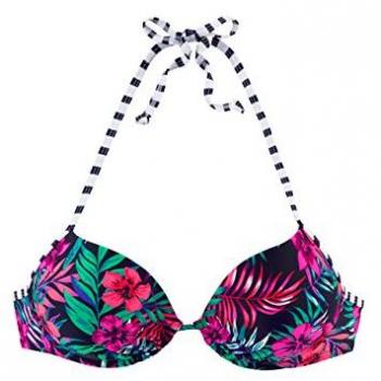 Push-Up-Bikini-Top VENICE BEACH Summer, floral, Gr. 34, Cup C