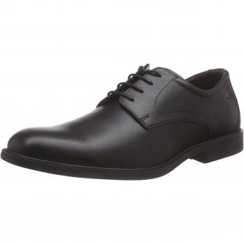 Schwarze Camel Active Braga 12 – Herren Derby Schnürhalbschuhe, EU 42