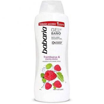 Babaria Gel de Baño Frambuesa y Menta 1L
