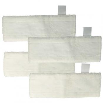Kärcher SI‑4 Hot Spray Steamer 4‑Pack Microfiber Cleaning Sheets – White