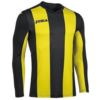 Pisa V Schwarzes & Gelbes T-Shirt von Joma L/S 4XS-3XS