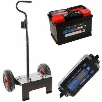 Chariot Volpi avec batterie 60 Ah et chargeur automatique