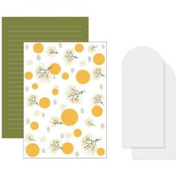 Cute Flower Envelope and Letter Set
