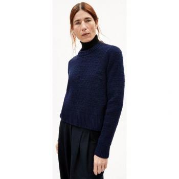 Armedangels Fabiolaa Damen-Strickjacke, Bio-Wolle, Größe XL, Blau