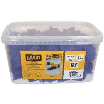 Hardy Clips de Nivellement 1 mm, 400 pièces pour Carrelage 3‑16 mm