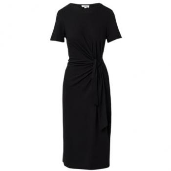 S.Oliver Damen Maxikleid mit Knotendetail