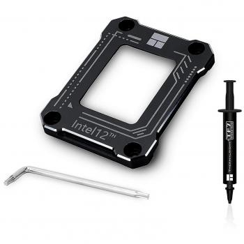 BendFix LGA 1700 BCF – Fixation CNC aluminium rouge noir pour CPU Intel 12e génération