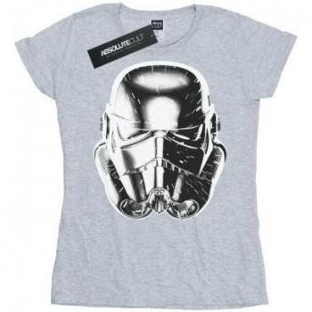 Camiseta Star Wars para Mujeres con Estampado de Casco de Stormtrooper