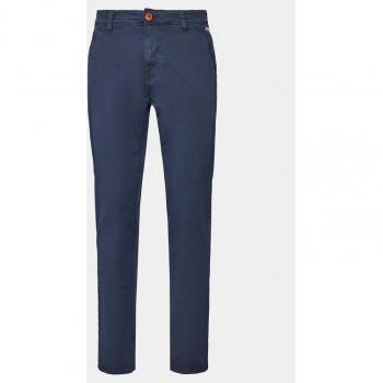 Dunkelblaue Blend-Chinos 20716448 in Slim Cut