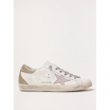 Golden Goose Women’s Vintage Distressed Lace‑Up Sneakers – Multicolor (US 11)