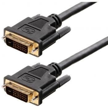 Helos 118864 Cable de vídeo DVI-D Macho a Macho 2 m Negro