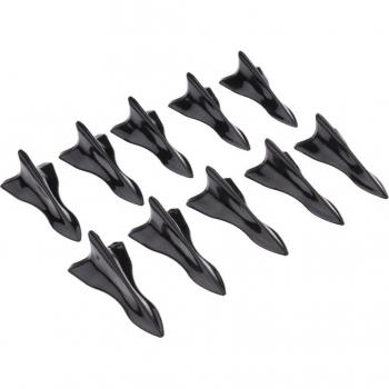 10-Piece Shark Fin Car Roof Air Vortex Generator Set