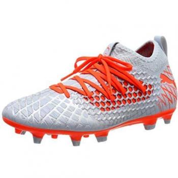 Future 4.3 PUMA Men’s FG/AG Football Shoes – Glacial Blue with Red Energy Accent – 6.5 UK (40 EU)