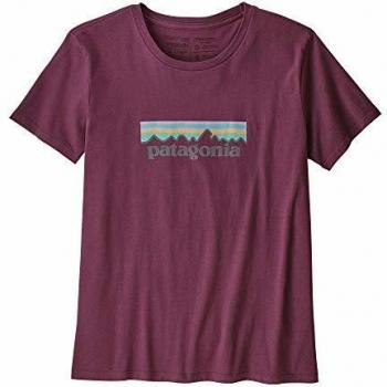 Patagonia W Pastel P-6 Short Sleeve Damen T-Shirt – Bio Crew, Light Balsamic, Größe L