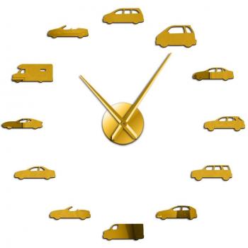 Große Autos Wanduhr für Jungen