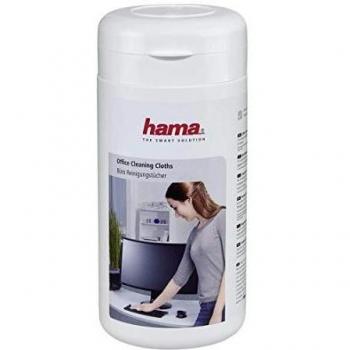 Hama Lingettes Nettoyantes pour Bureau, 100 unités en boîte