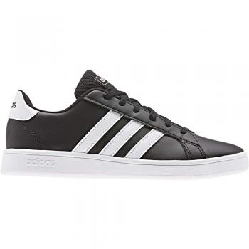 Adidas Grand Court Trainers Black/White Men's UK Size 10