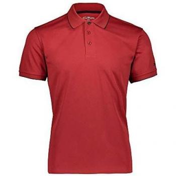 CMP Homme Polo T-shirt Rouge 58