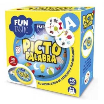 Juego de Cartas Redondas Picto Palabra con Caja