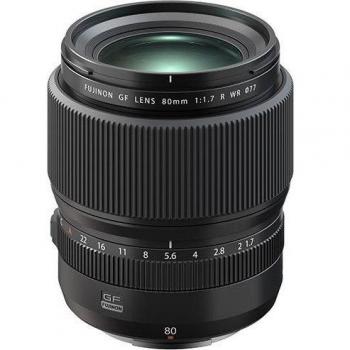 Fujifilm GF 80 mm F1,7 R WR schwarz Objektiv