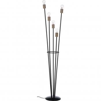 Piedra decorativa con 5 luces 34x30x155h