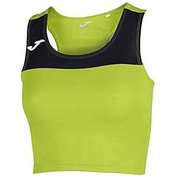 Joma Race Tee Femme Vert Citron Noir XL