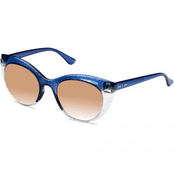 Italia Independent II 0927 022.GLT Blue Women's Sunglasses Size 51