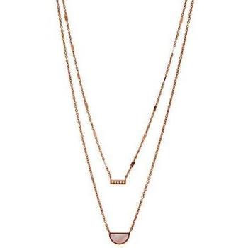 Cadenas Lune Double Dorée en Acier Inox