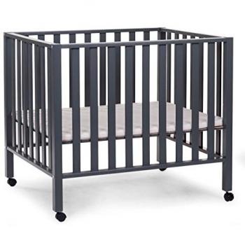 Mobile Culla Antracite con Rotelle – 3 Stadi