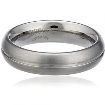 Boccia You & me Unisex-Ring Titan mattiert Gr. 48