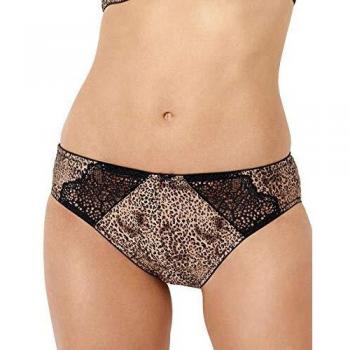 Sans Complexe 60PAE74 Bragas Completas Beige con Estampado de Felino Talla Mediana