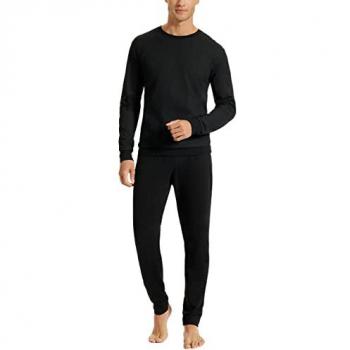 Uncover by SCHIESSER Pyjama Nightwear lang, Rundhals-Ausschnitt