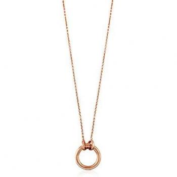 Collar TOUS de mujer en oro de 18 kt sobre plata rosa