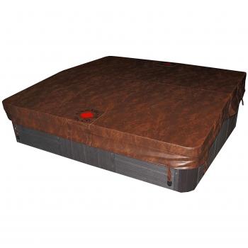 C.S.C. 96-inch Square B4R Spa Cover, Brown