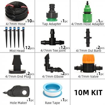 Garden Watering Drip System with 4/7Mm Hose