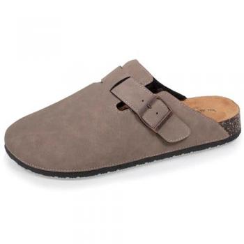 Sabots Confort Isotoner pour Homme Taupe
