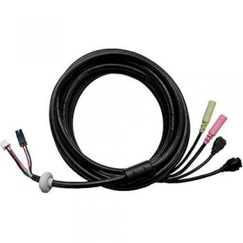 Transmisión cable 5 m con múltiples conectores, negro, para cámaras térmicas Q1765‑LE / Q1931‑E