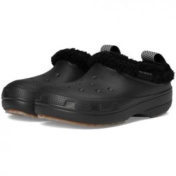 Black Croc Shortliner Slippers – Size 11