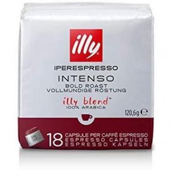 Illy Capsule Caffè Iperespresso Tostatura Intenso (Marrone) Confezione Da 18 Capsule