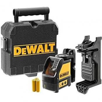 DEWALT 165ft Range Cross Line Laser Level, Model DW088K with AA Batteries and Carrying Case